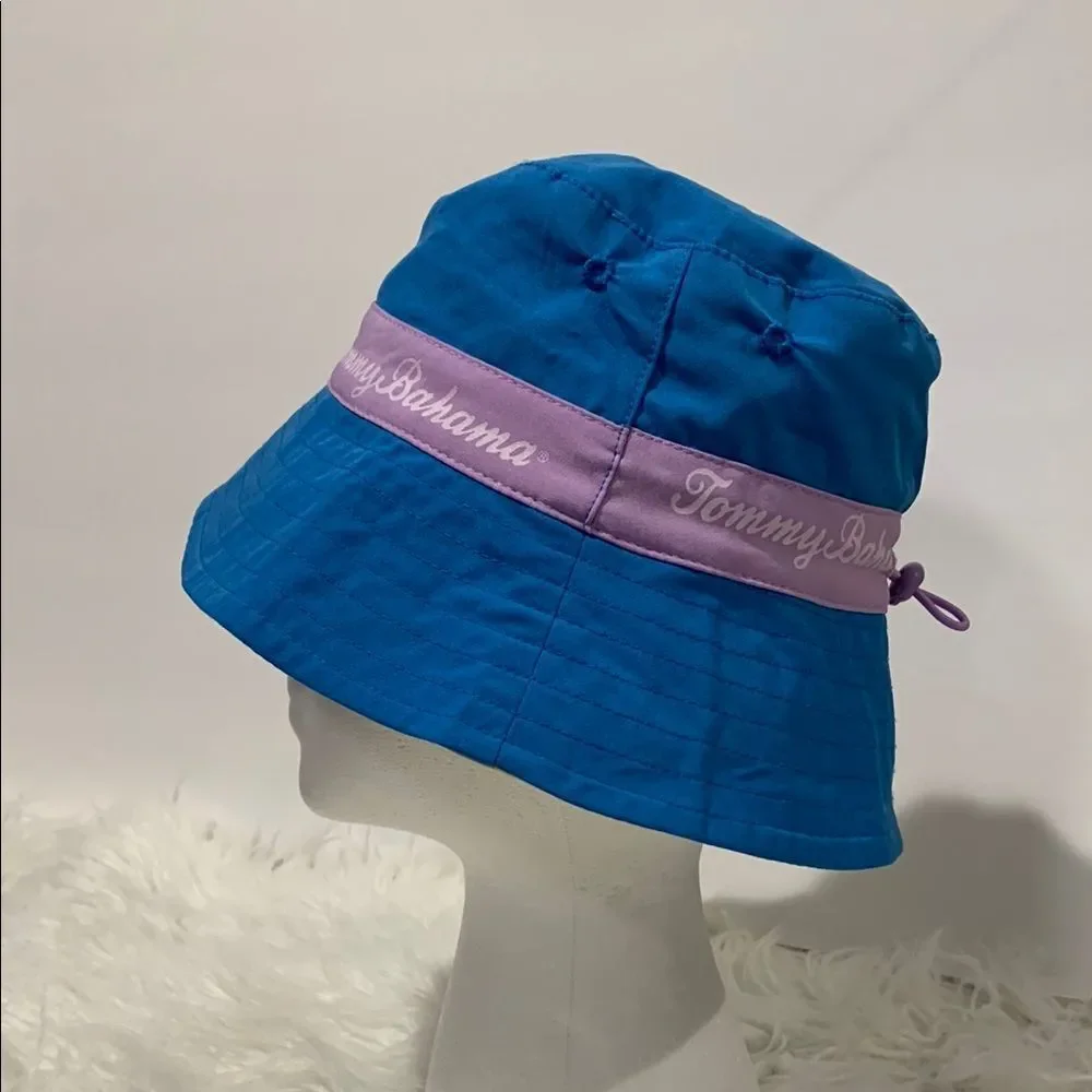 TOMMY Bahama Blue and Purple Kids Hat sz 2T-4T